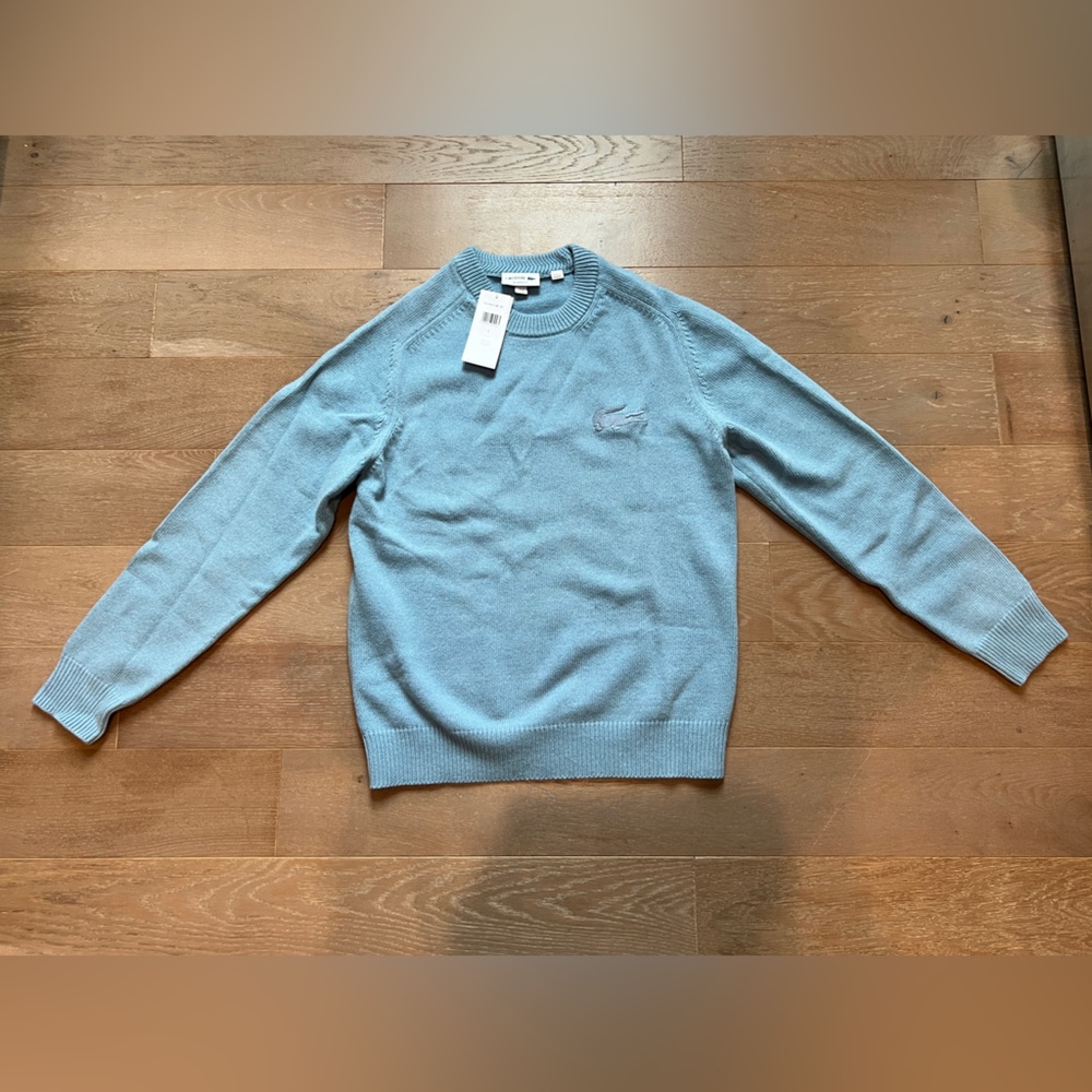 Lacoste wool sweater new with tags